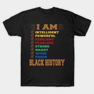 I am Black History T-Shirt